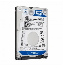 Накопитель HDD 2,5" 500GB WD BLUE 5400rmp slim