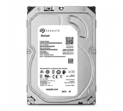 Накопитель HDD 3,5" 4TB SeaGate SkyHawk (HikVision) ( Health - 100% | DAYS-722 ) Б/У