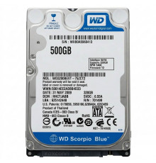 Накопитель HDD 2,5" 500GB WD BLUE 5400rmp slim (Pullout)