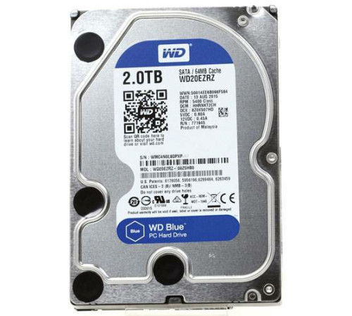 Накопитель HDD 3,5" 2TB WD blue Б/У