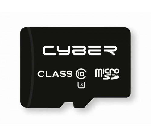 Карта памяти MicroSD 128GB Cyber C10 U3