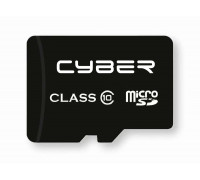Карта памяти MicroSD 16GB Cyber C10