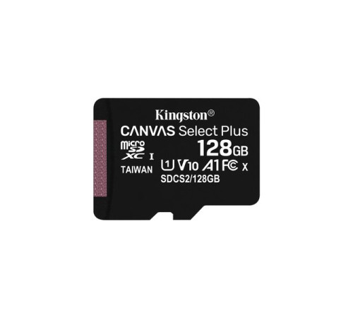 Карта памяти Kingston Canvas Select Plus MicroSD 128GB