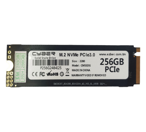 Накопитель NVMe 256GB Cyber