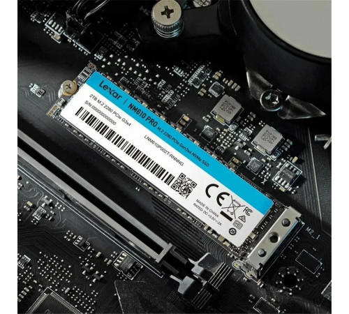 Накопитель NVME 1TB Lexar NM610 PRO