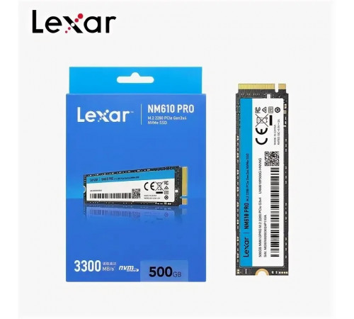 Накопитель NVME 500GB Lexar NM610 PRO
