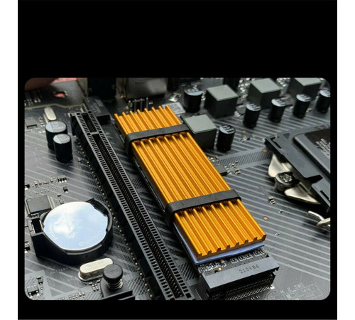Радиатор охлаждения для NVME 2280 CHINA GOLD Slim