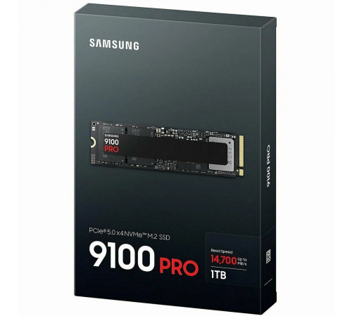 Накопитель NVMe 1TB Samsung 9100 PRO PCI 5.0 X4 14700MB/s