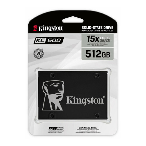 Накопитель SSD 512 ГБ Kingston KC600