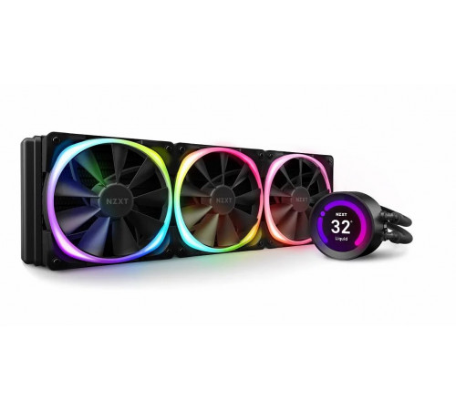 Жидкостное охлаждение 360 NZXT Kraken Z73 ARGB (без коробки / только AM4) Б/У 