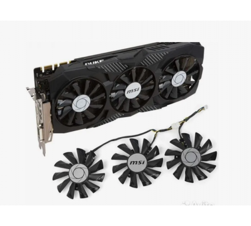 Кулер для видеокарт GTX1070ti MSI 3fan Кулер для видеокарт GTX1070ti MSI 3fan
