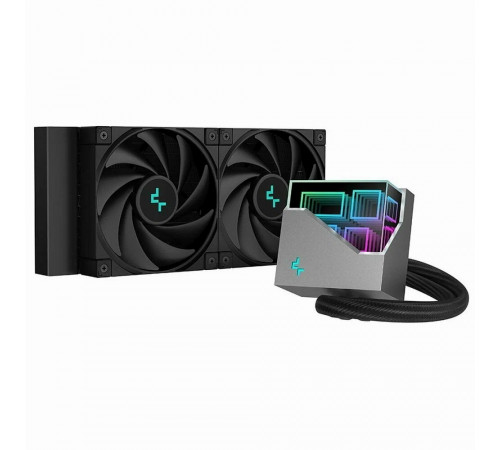Кулер процессорный водяной 240 DEEPCOOL LT520 Black Б/У