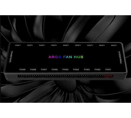 Контроллер ARGB PWM Ausen LF-99 9 port