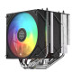 Кулер процессорный башенный (6трубок 12см) SilverStone Frost Mage 620 ARGB