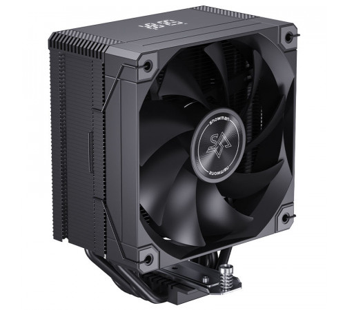 Кулер процессорный башенный (4трубок 12см) Snowman MT4-V4 Digital BK