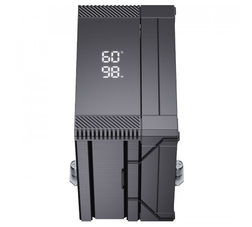 Кулер процессорный башенный (4трубок 12см) Snowman MT4-V4 Digital BK