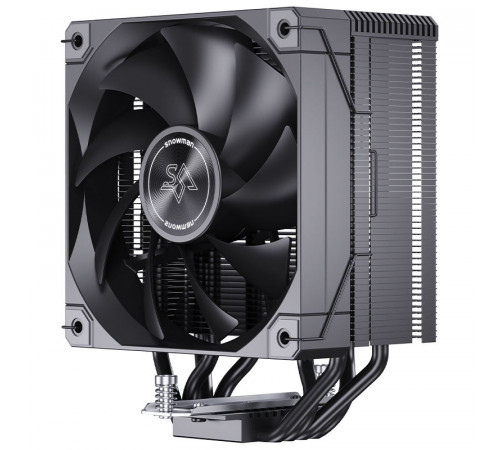 Кулер процессорный башенный (4трубок 12см) Snowman MT4-V4 Digital BK