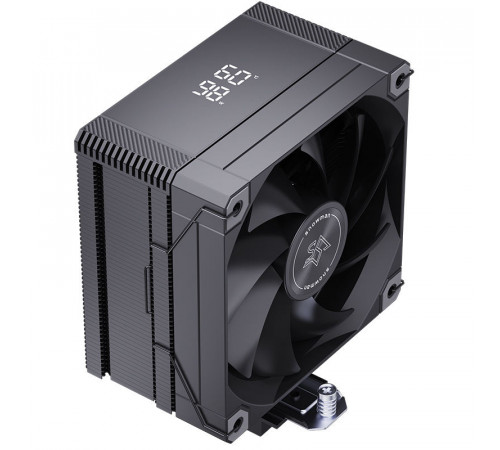 Кулер процессорный башенный (6трубок 12см) Snowman MT6-V4 Digital BK