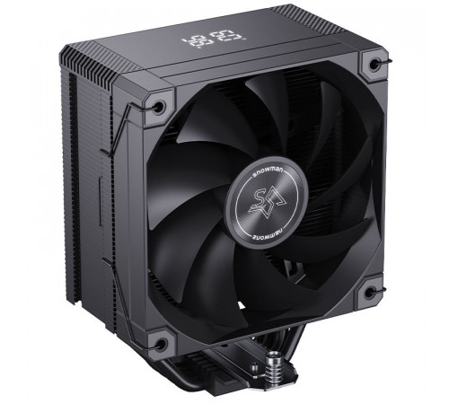 Кулер процессорный башенный (6трубок 12см) Snowman MT6-V4 Digital BK