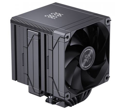 Кулер процессорный башенный (6трубок 12см) Snowman MT6-V4 Digital BK