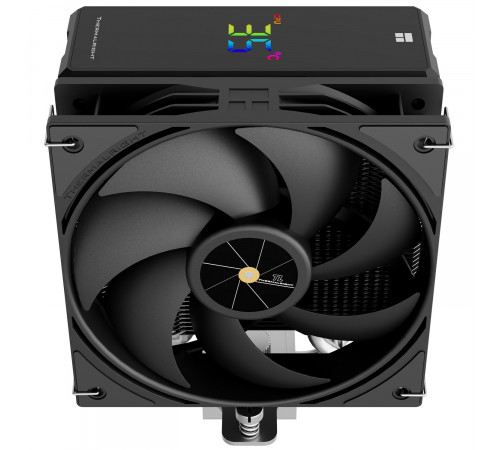 Кулер процессорный башенный (4трубки 12см) Thermalright AX120R Digital BLACK 