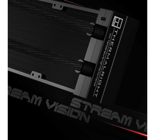 Кулер процессорный водяной 360 Thermalright STREAM Vision BLACK ARGB