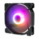 Кулер 12см ARGB центр 1ST PLAYER F7-BK BLACK 4pin PWM