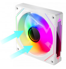 Кулер 12см ARGB 3D 4PRO white