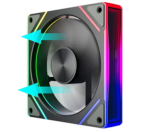 Кулер 12см ARGB 3D 4RS black reverse Кулер 12см ARGB 3D 4RS black reverse