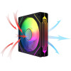 Кулер 12см ARGB 3D 4PRO black