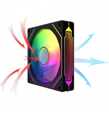 Кулер 12см ARGB 3D 4PRO EVESKY Black