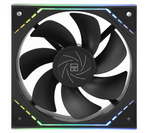 Кулер 12см ARGB 3D Thermalrigh TL-M12R BLACK REVERSE (in bulk)