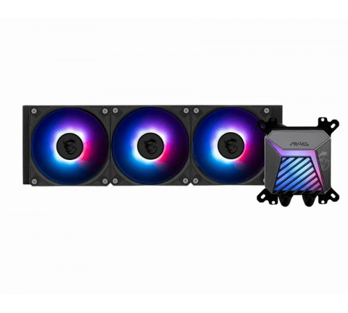 Кулер процессорный водяной 360 MSI MAG CORELIQUID A15 BLACK ARGB