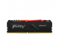 Оперативная память DDR4 8GB 3600MHz Kingston FURY Beast с радиатором RGB