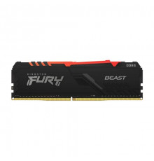 Оперативная память DDR4 8GB 3600MHz Kingston FURY Beast с радиатором RGB