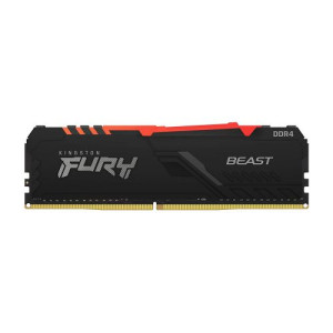 Оперативная память DDR4 8GB 3600MHz Kingston FURY Beast с радиатором RGB