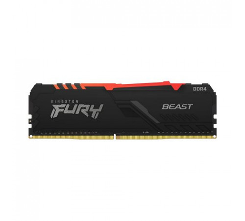 Оперативная память DDR4 8GB 3600MHz Kingston FURY Beast с радиатором RGB