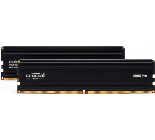 Оперативная память DDR5 24GBx2 6000MHz CRUCIAL PRO с радиатором (только в сборе с ПК)