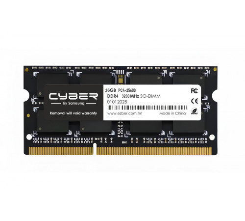 Оперативная память для ноутбука DDR4 16GB 3200MHz Cyber