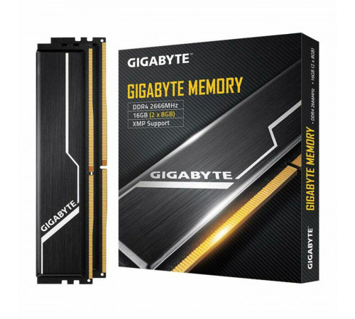 Оперативная память DDR4 16GB 2666MHz (KIT 2x8GB) Gigabyte c радиатором