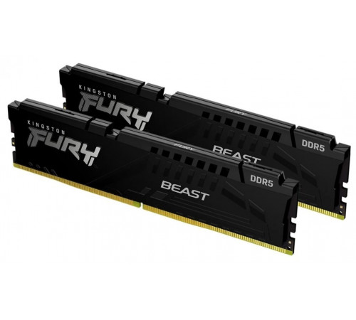 Оперативная память DDR5 KIT 16GB 5200MHz (2x8GB) Kingston FURY Beast c радиатором