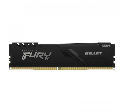 Оперативная память DDR4 16GB 2666MHz Kingston Fury Beast с радиатором Б/У