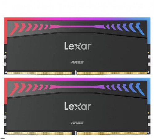 Оперативная память DDR5 24GBx2 7200MHz LEXAR ARES с радиатором RGB (48GB KIT)