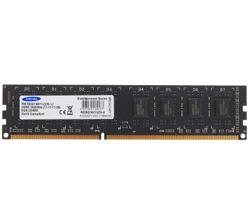 Оперативная память DDR3 8GB Samsung 1600MHz