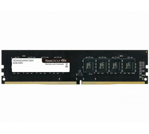 Оперативная память DDR4 32GB 2666MHz TeamGroup Б/У