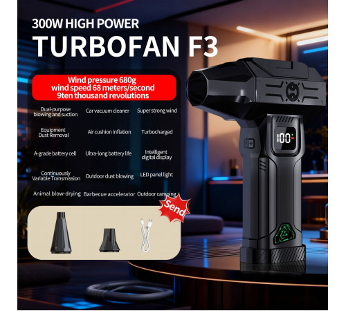 Обдувник портативный TURBO FAN F3