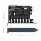 Адаптер для расширения портов PCI-E to 7xUSB3.0 ORICO PVU3-7U-V1