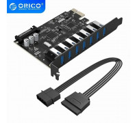 Адаптер для расширения портов PCI-E to 7xUSB3.0 ORICO PVU3-7U-V1