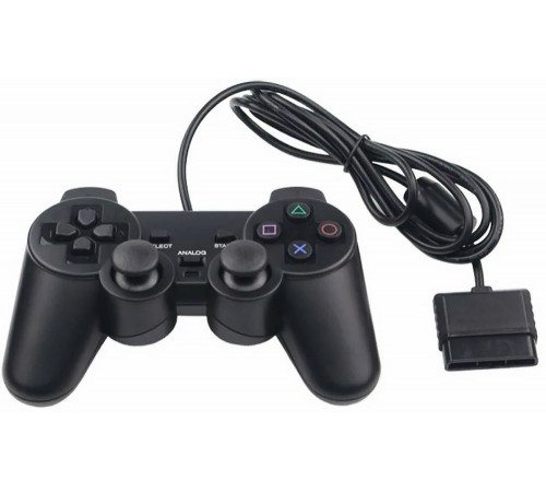 Геймпад / Джойстик PS2 Doubleshock проводной дубликат black Геймпад / Джойстик PS2 Doubleshock проводной дубликат black