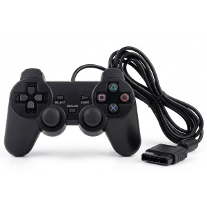 Геймпад / Джойстик PS2 Dualshock проводной черный